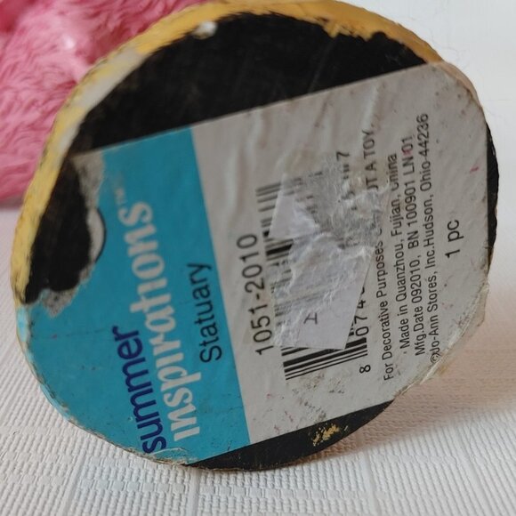 Pink Flamingo Statuary Surfboard Flower Crown - Picture 3 of 4